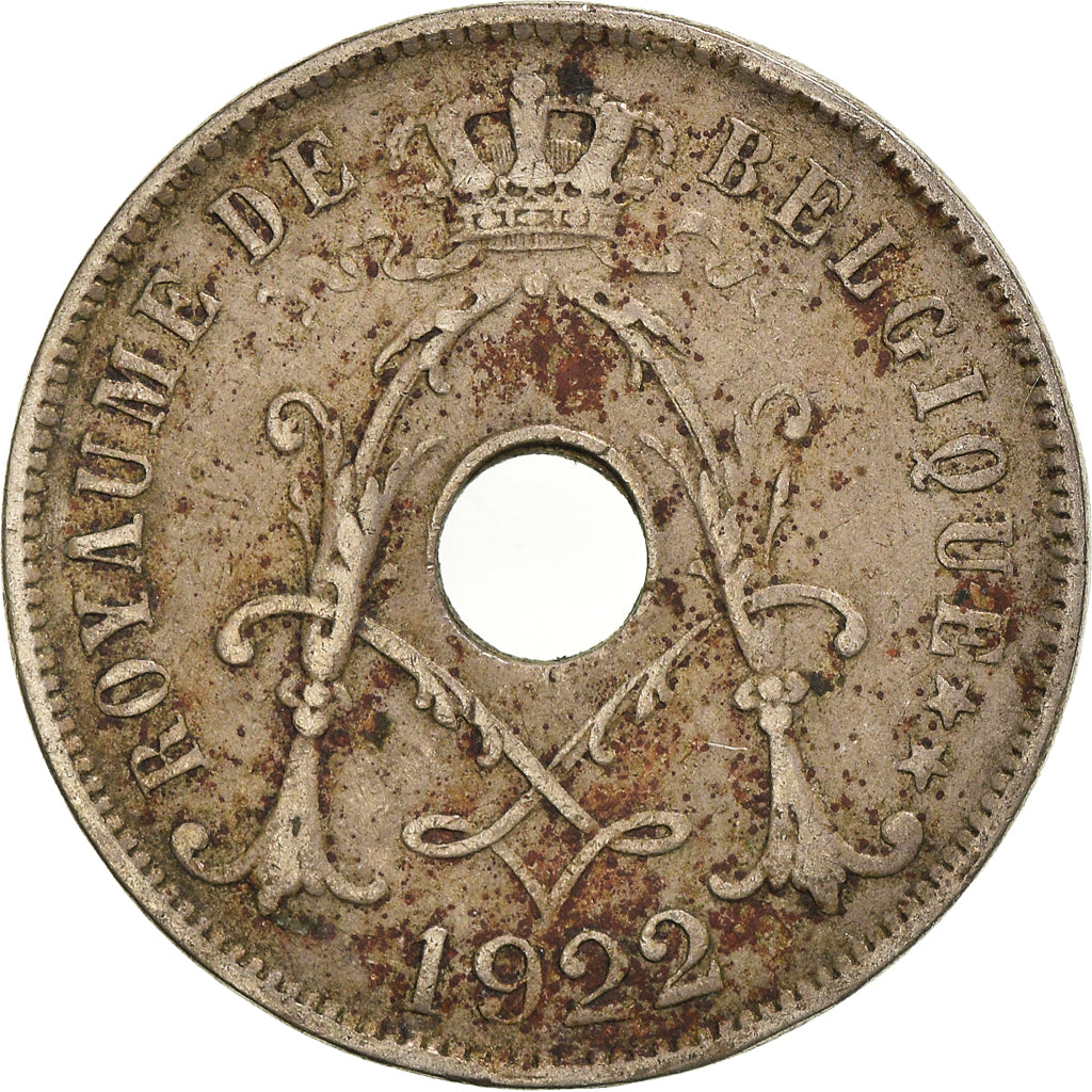 Moneta, Belgio, 25 Centimes, 1922