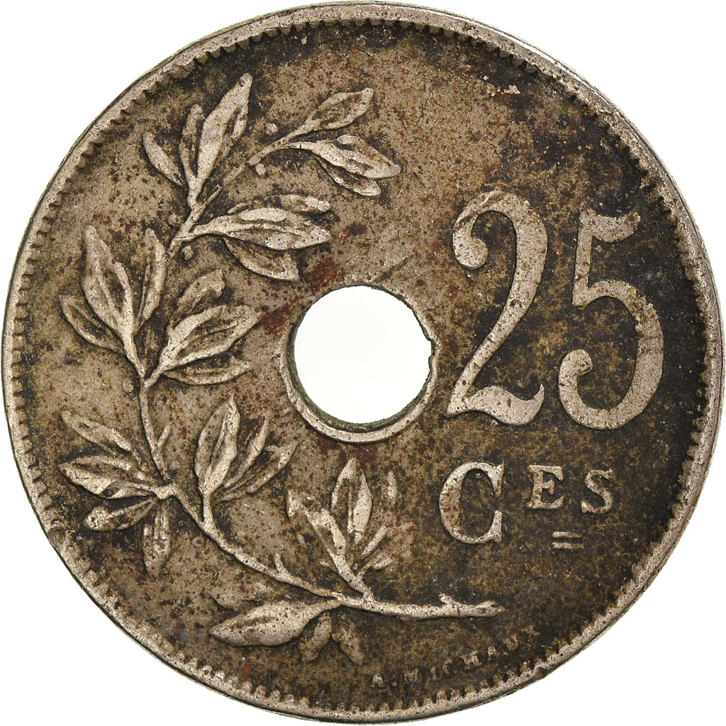 Moneta, Belgio, 25 Centimes, 1922
