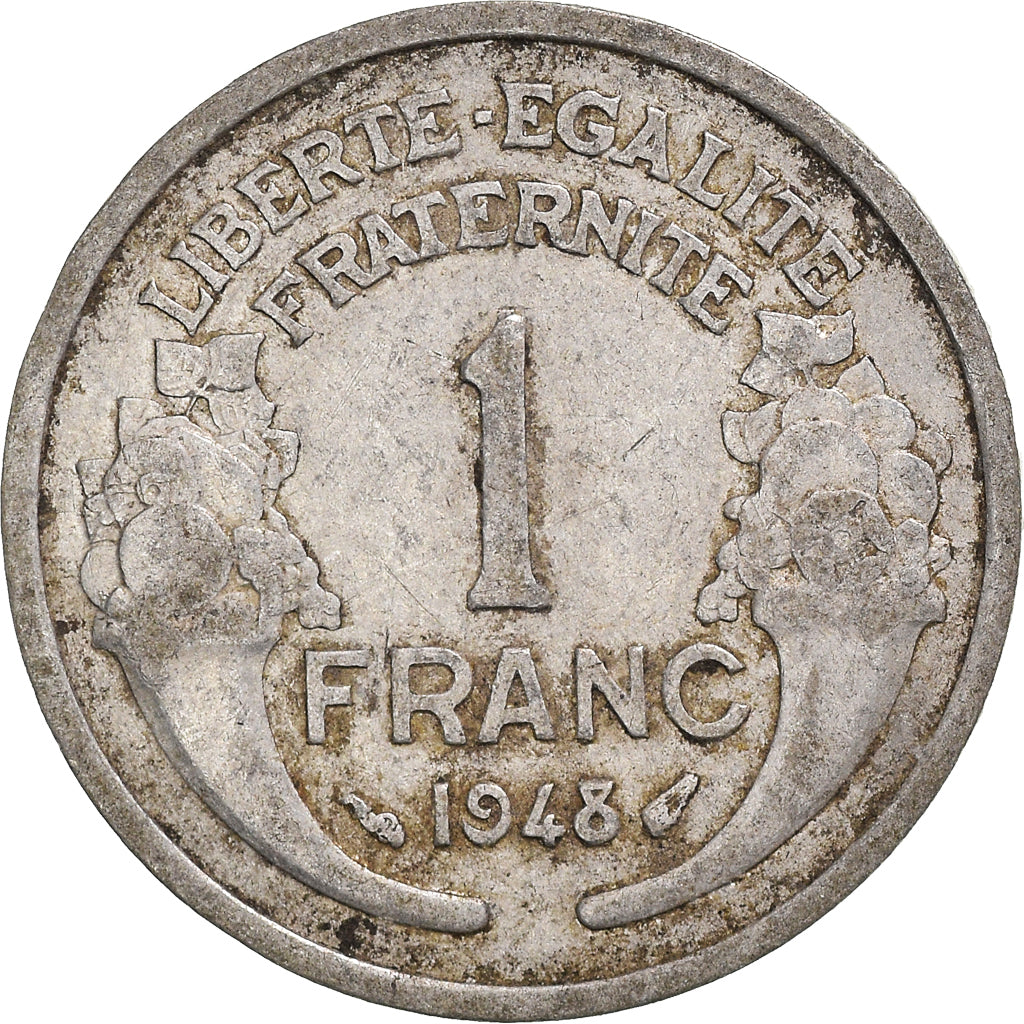 Moneta, Francja, Franc, 1948