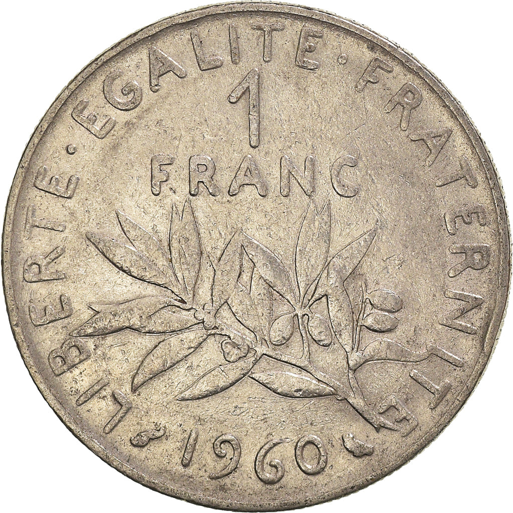 Moneta, Francja, Franc, 1960