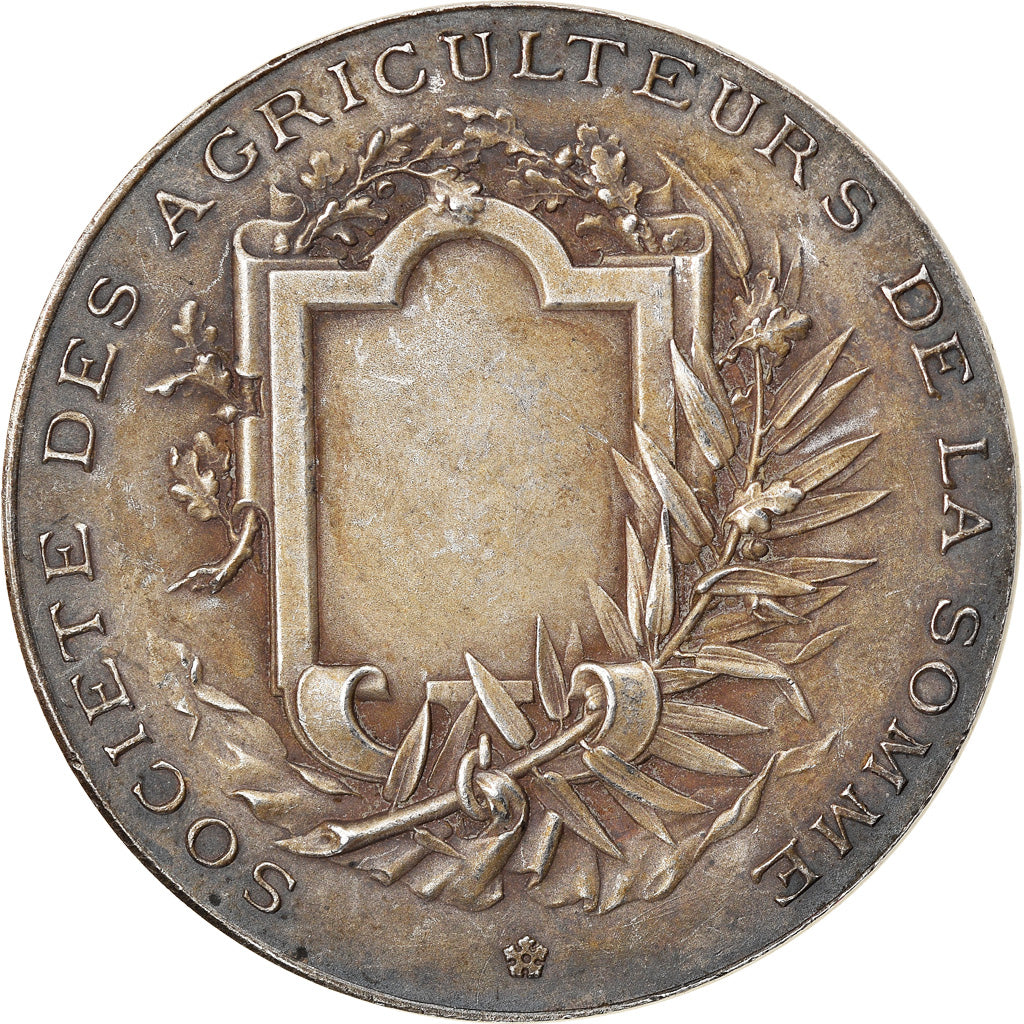 Francja, Medal, Société des Agriculteurs de la Somme, Erdmann, AU(50-53)
