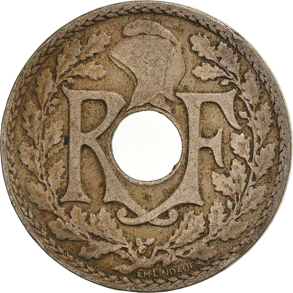 Moneda, Francia, 10 Centimes, 1922