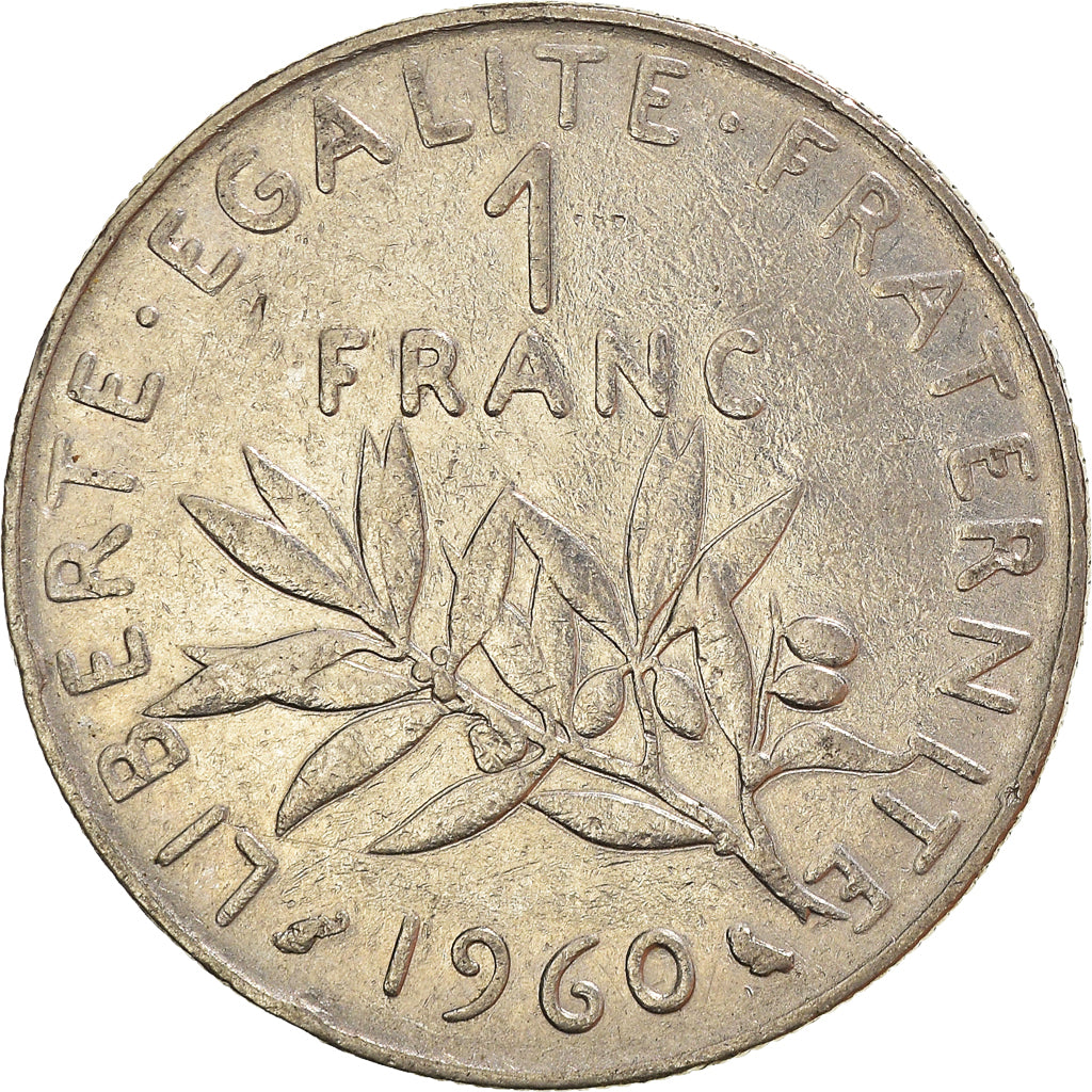 Munten, België, Franc, 1960