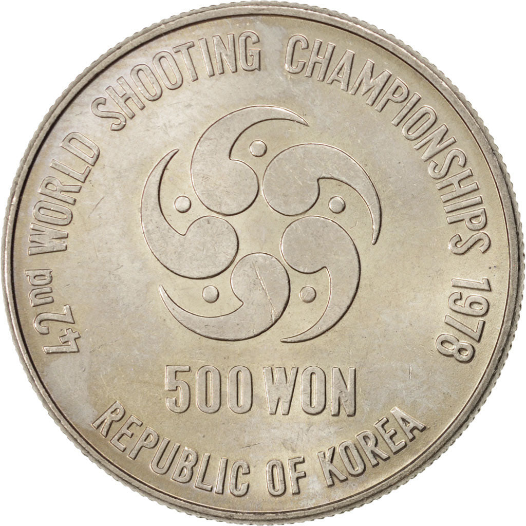 KOREA-SOUTH, 500 Won, 1978, KM #22, MS(63), Copper-Nickel, 32, 17.12