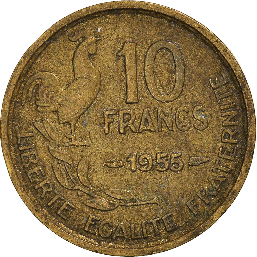 Münze, Frankreich, 10 Francs, 1955