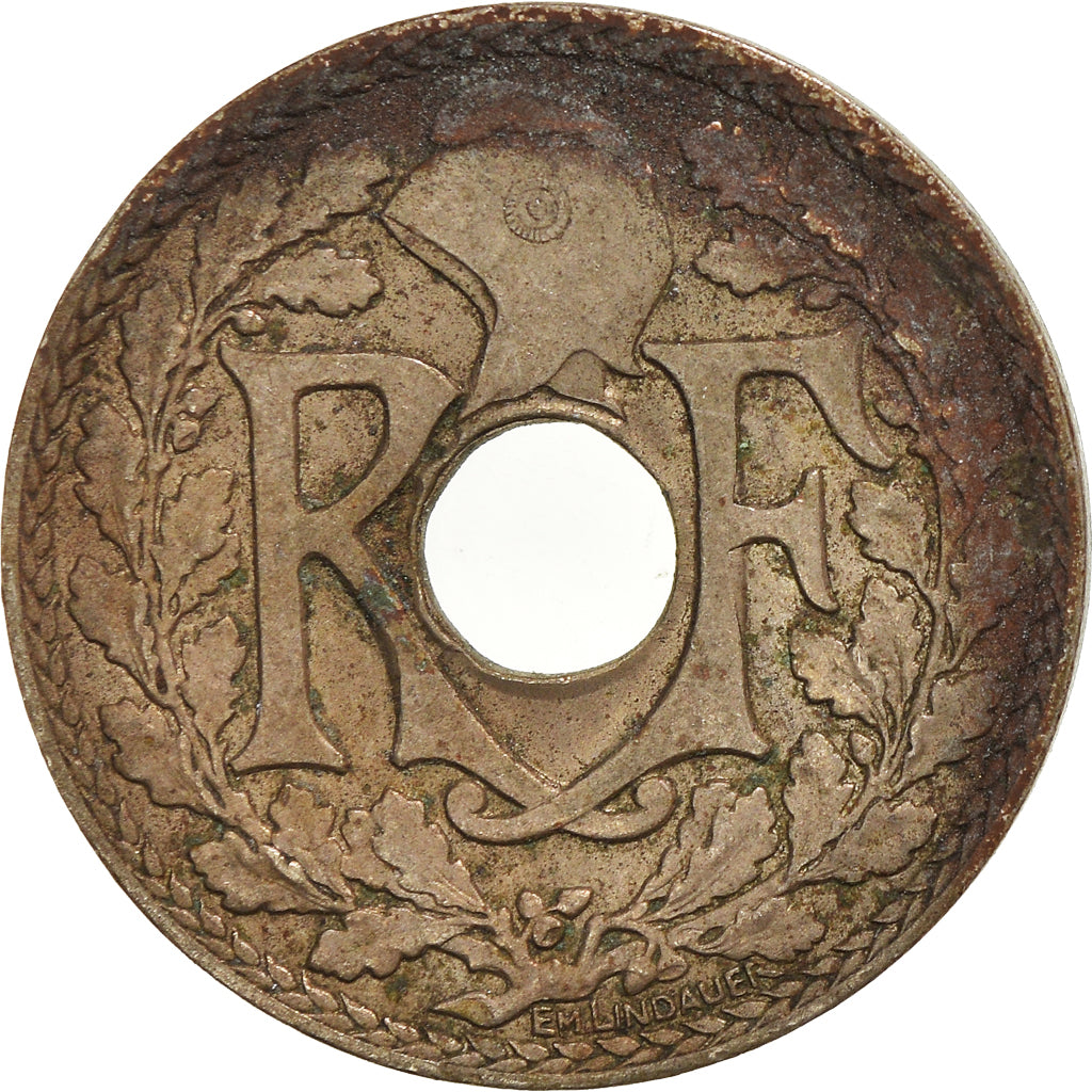 Moeda, França, 10 Centimes, 1937