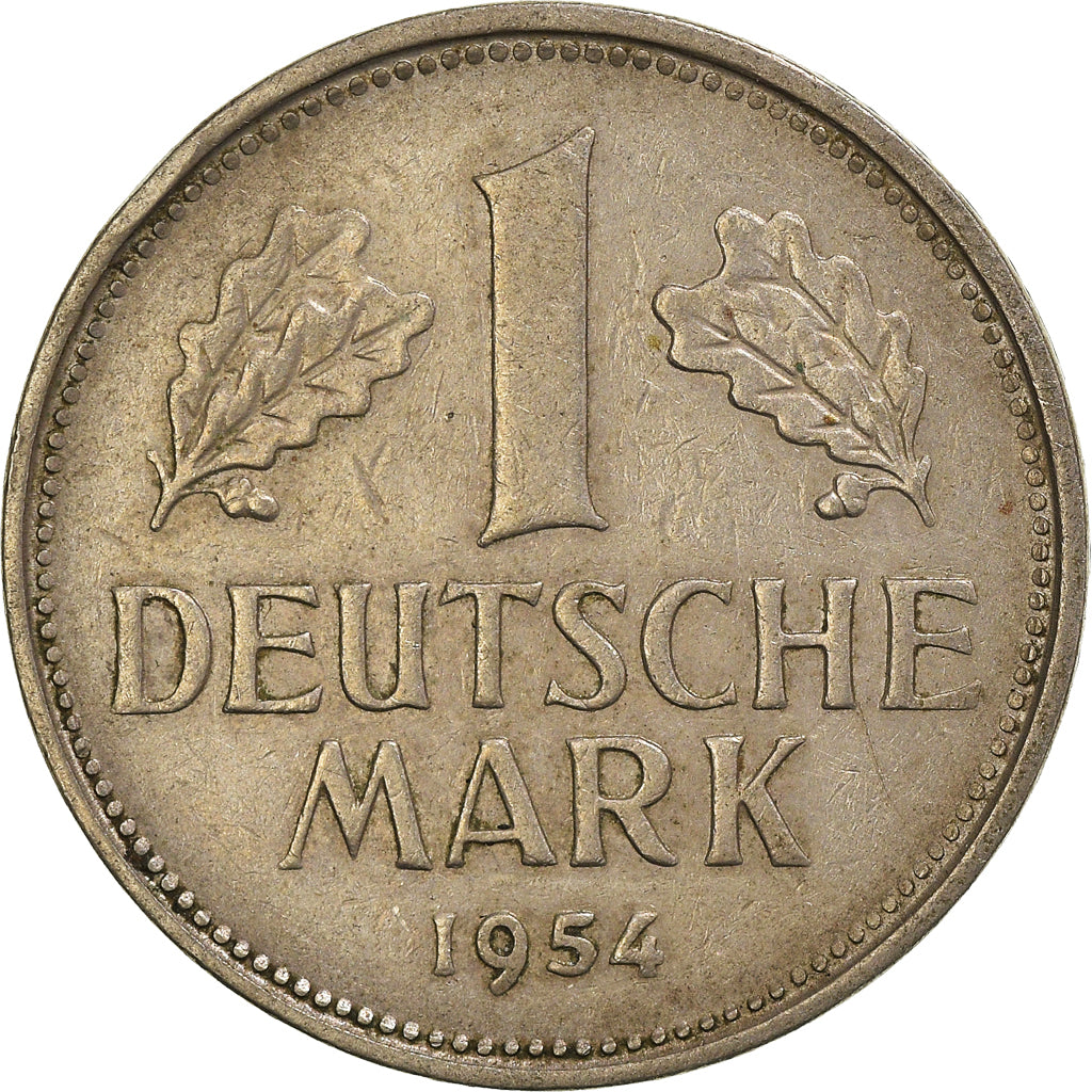 Münze, Bundesrepublik Deutschland, Mark, 1954