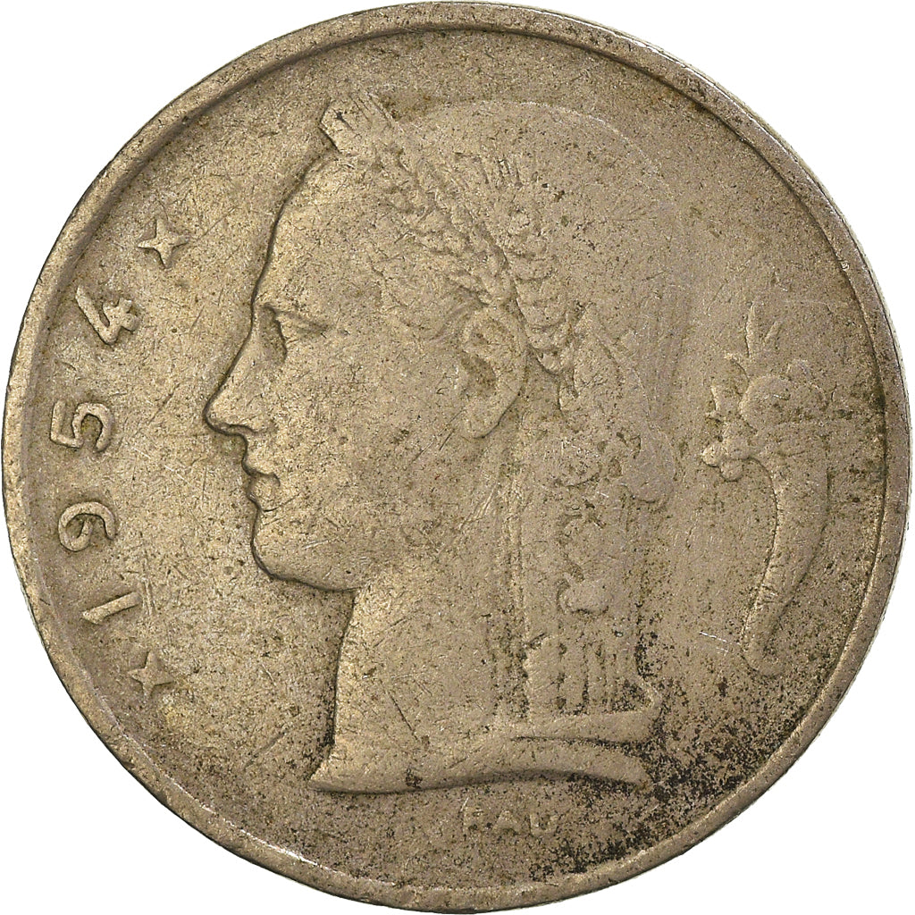 Monnaie, Belgique, Franc, 1954