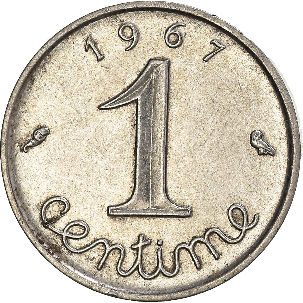 Moneta, Francia, Centime, 1967