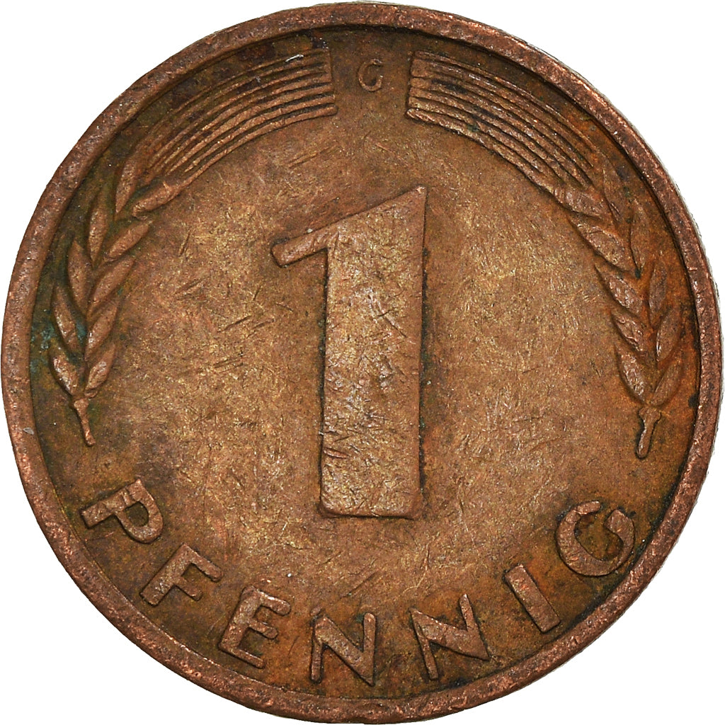 Moneta, Niemcy - RFN, Pfennig, 1969