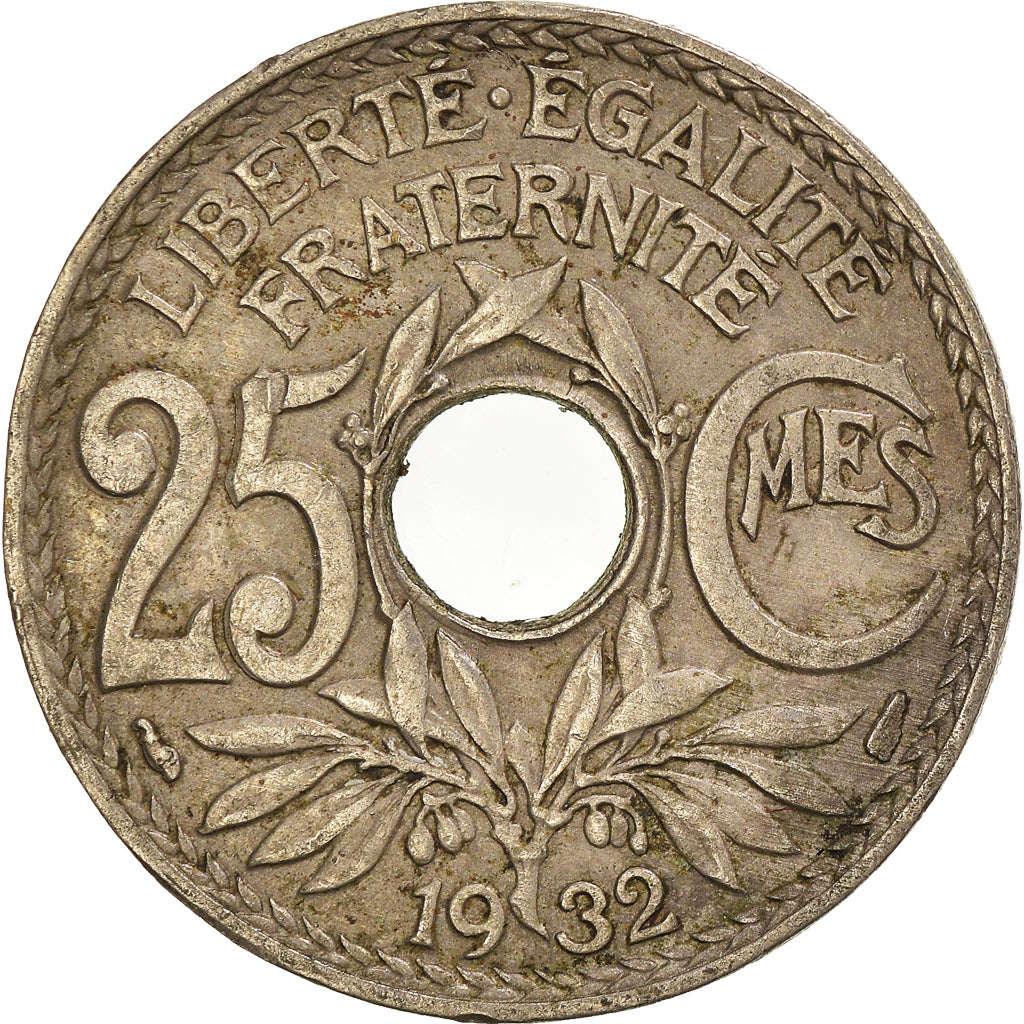 Moneta, Francia, 25 Centimes, 1932