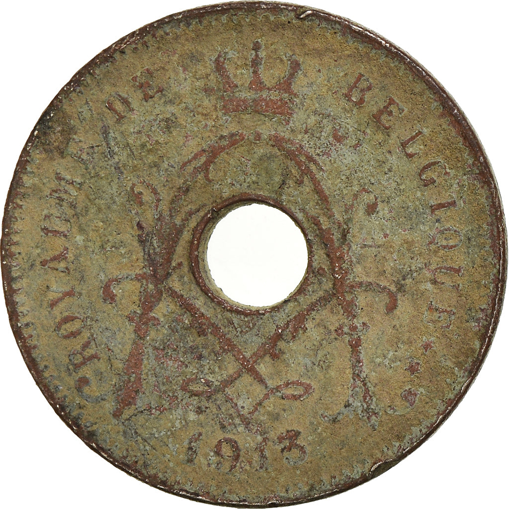 Coin, Belgium, 5 Centimes, 1913