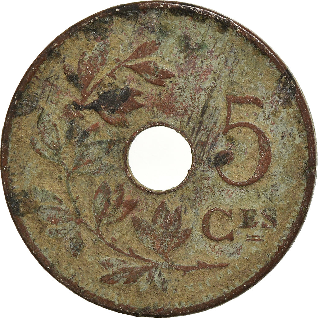 Coin, Belgium, 5 Centimes, 1913