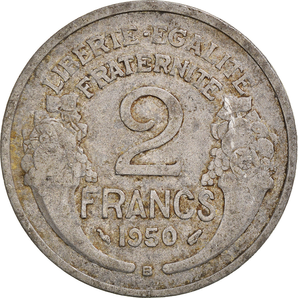 Coin, France, 2 Francs, 1950