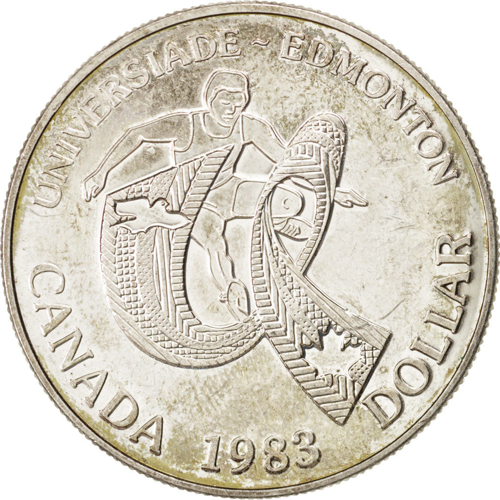 Coin, Canada, Elizabeth II, Dollar, 1983, Ottawa, MS(60-62), Silver, KM:138