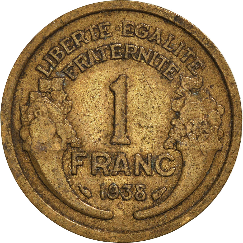 Moneta, Francja, Franc, 1938