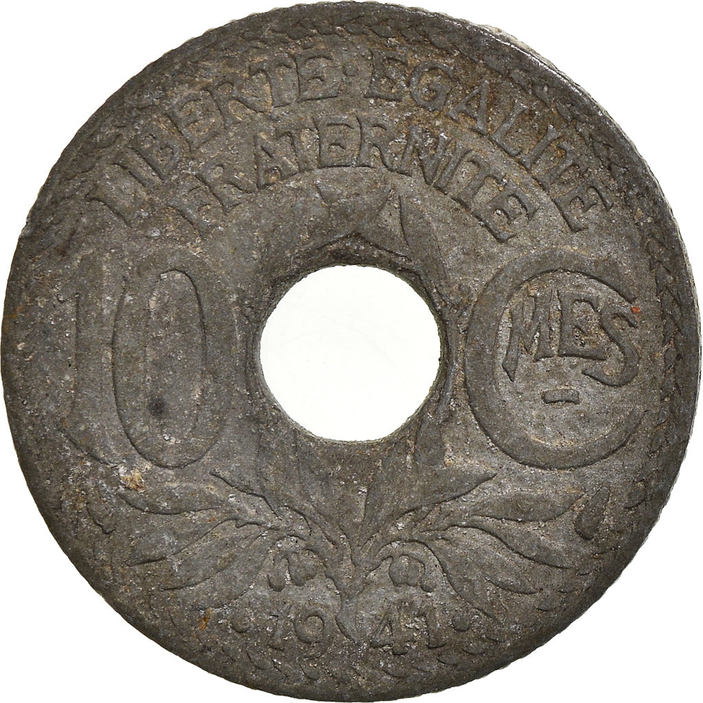 Coin, France, 10 Centimes, 1941