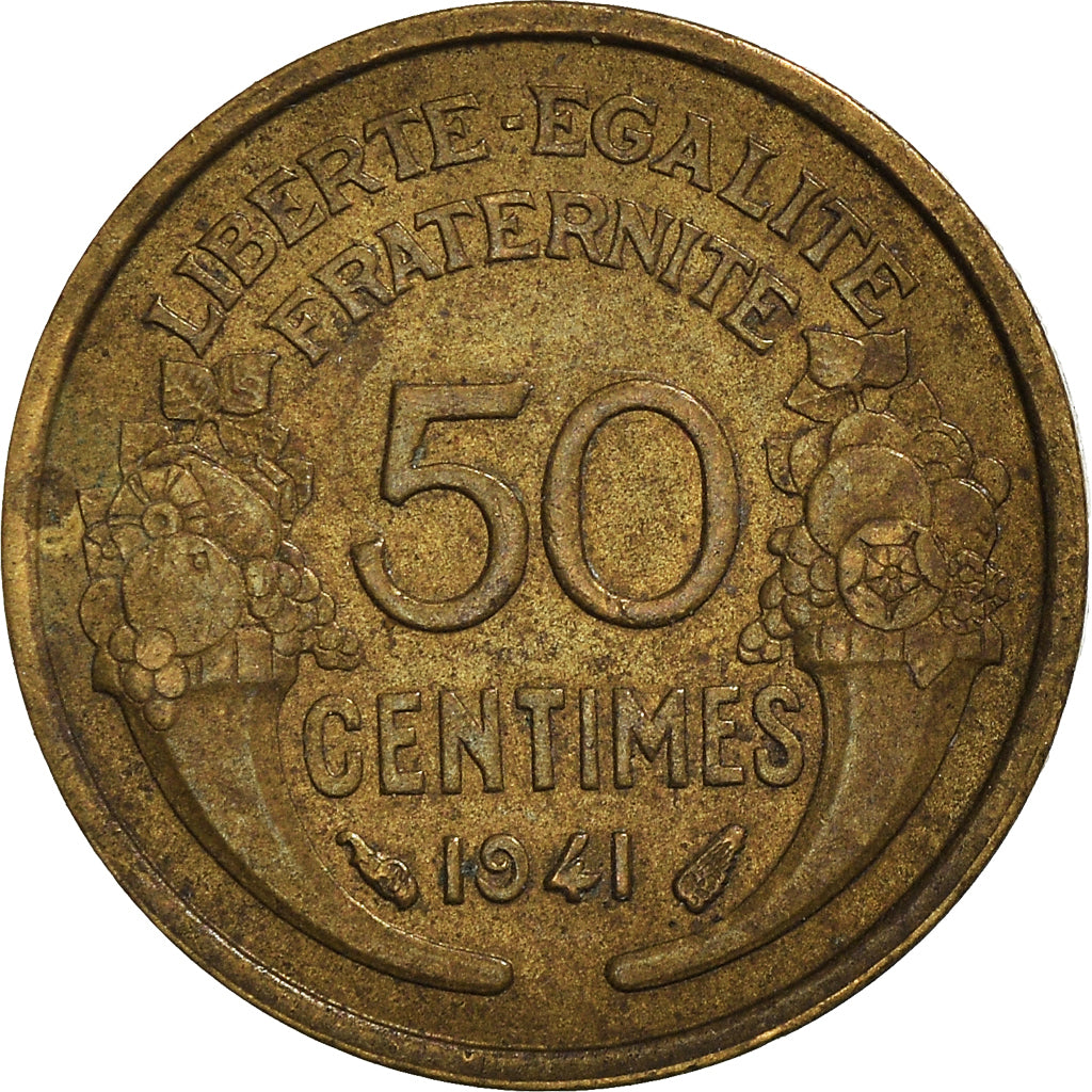 Münze, Frankreich, 50 Centimes, 1941