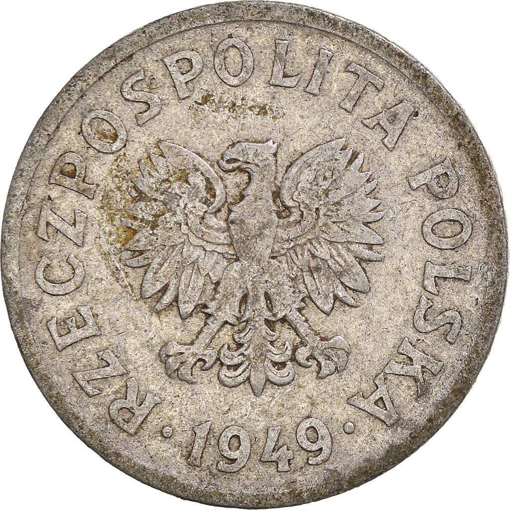 Coin, Poland, 20 Groszy, 1949