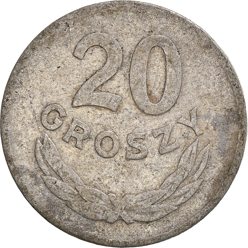 Coin, Poland, 20 Groszy, 1949