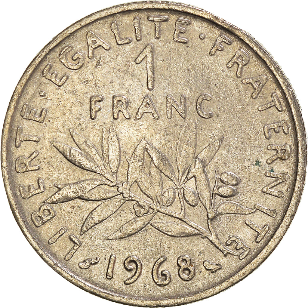 Moneta, Francja, Franc, 1968
