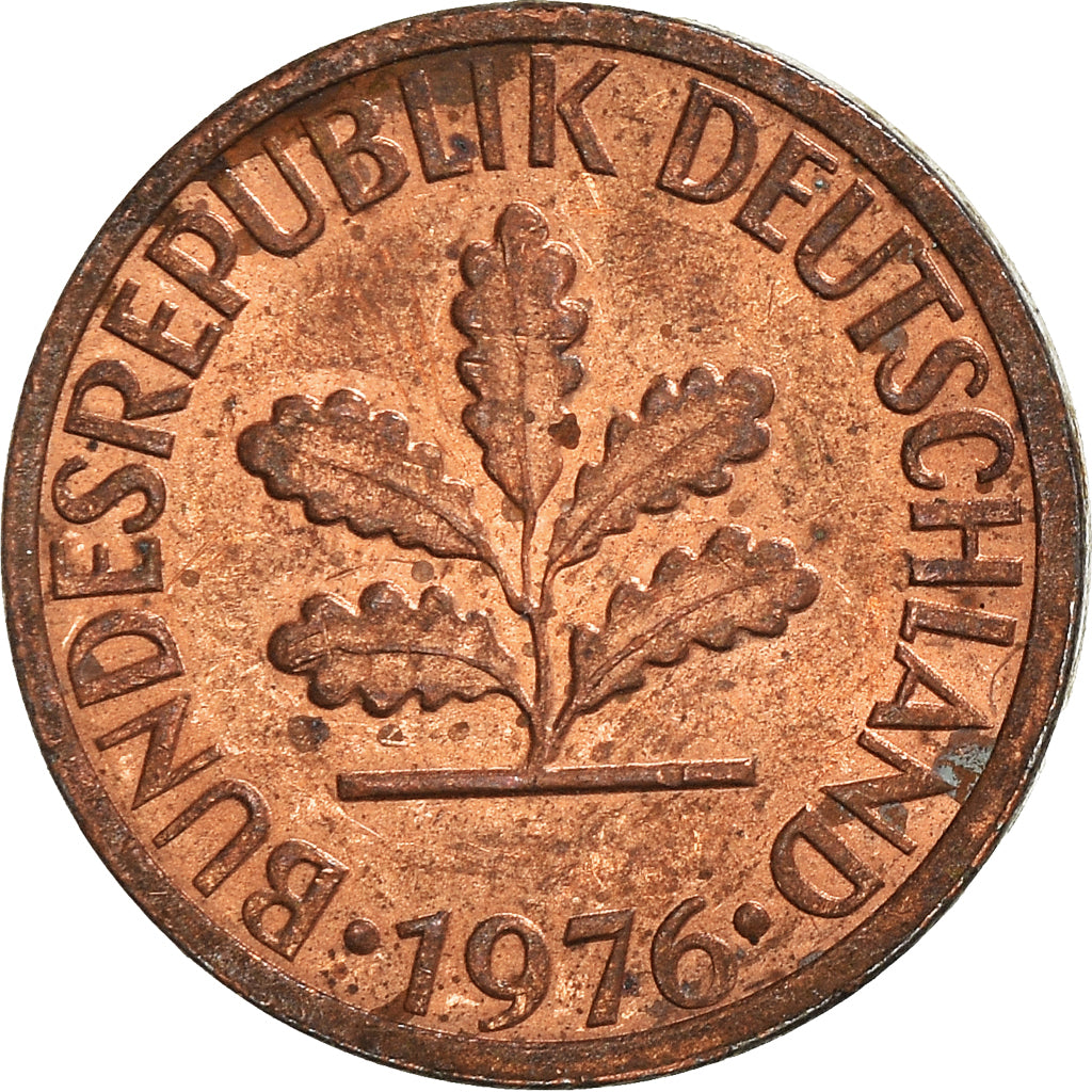 Moneta, Niemcy - RFN, Pfennig, 1976