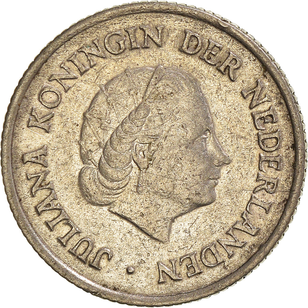 Moneta, Holandia, 25 Cents, 1950