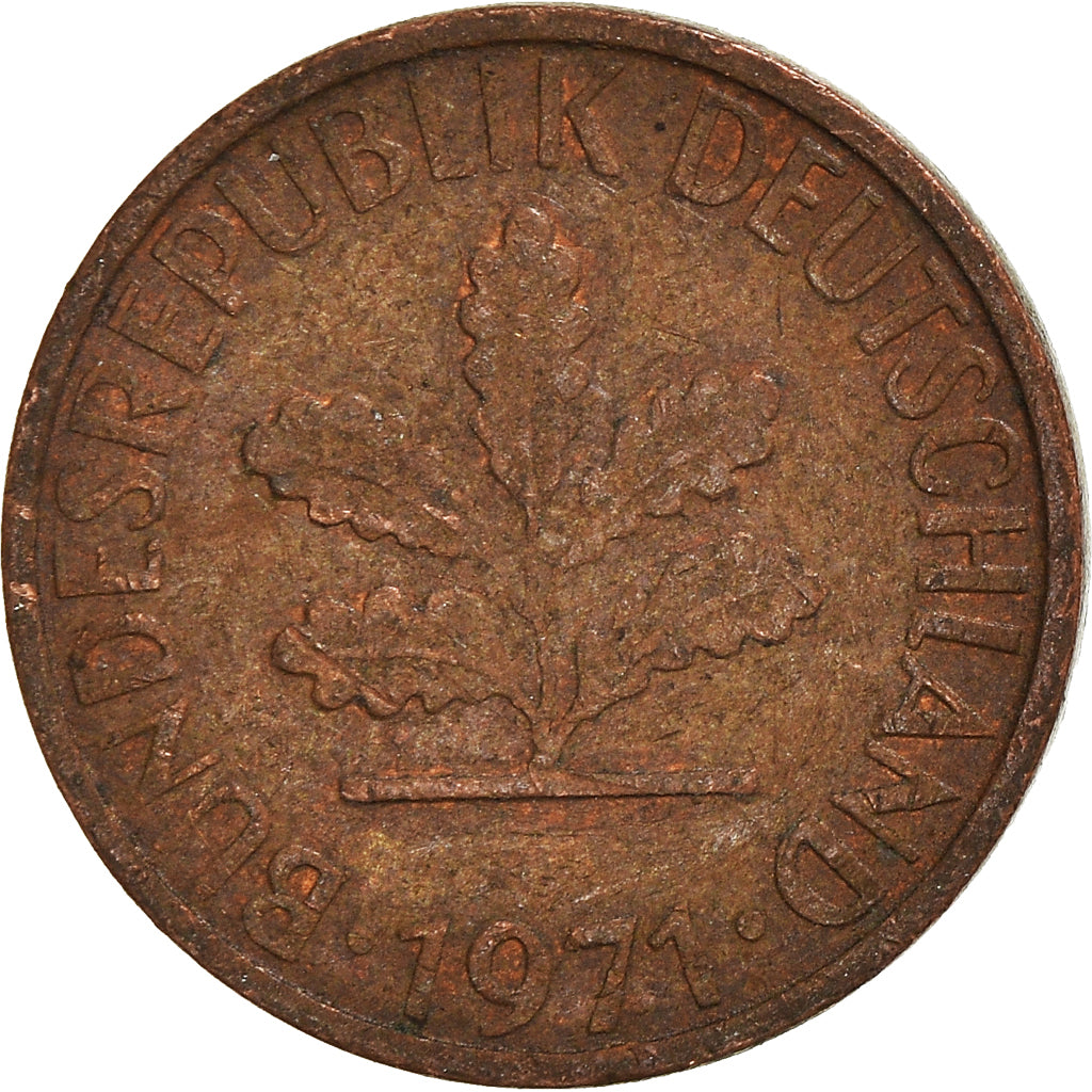 Moneda, ALEMANIA - REPÚBLICA FEDERAL, Pfennig, 1971