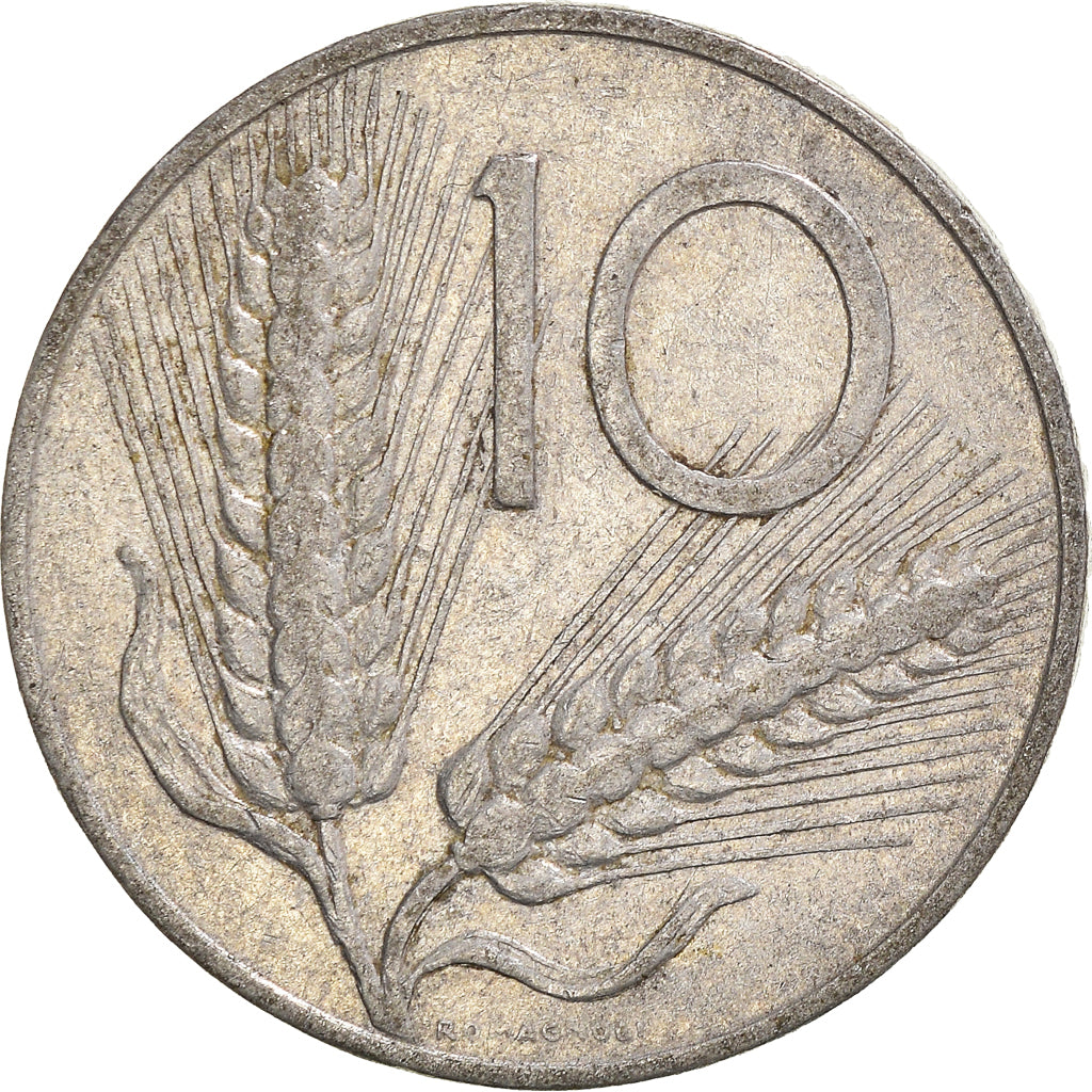 Coin, Italy, 10 Lire, 1953