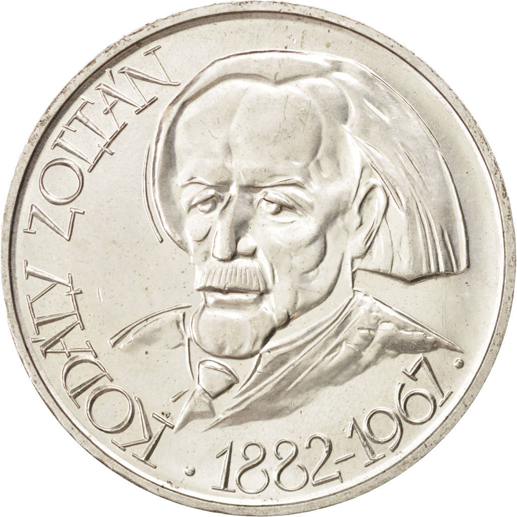 HUNGARY, 50 Forint, Otven, 1967, KM #578, MS(63), Silver, 19.98