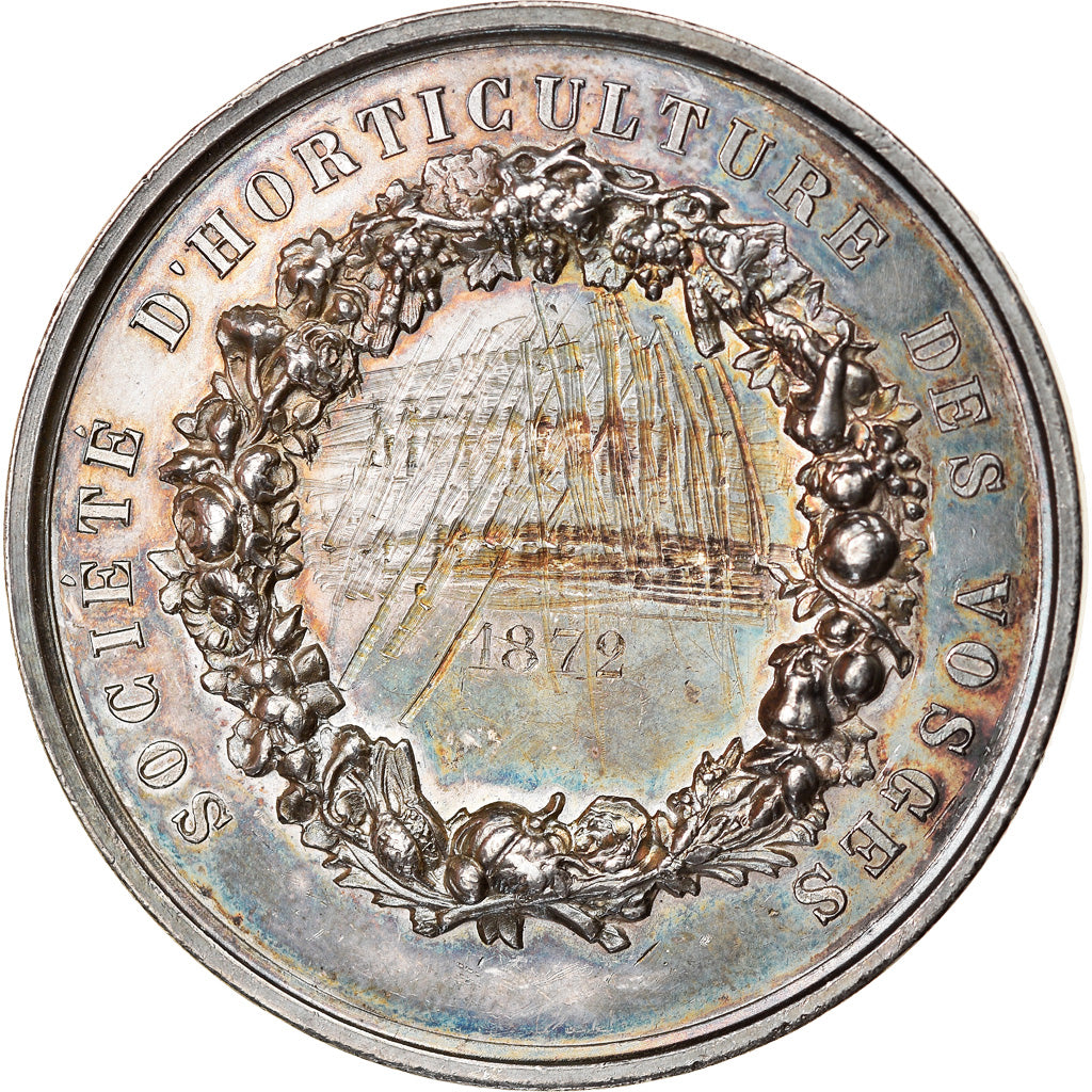 Francia, medaglia, Société d'Horticulture des Vosges, Jean de la Quintinie