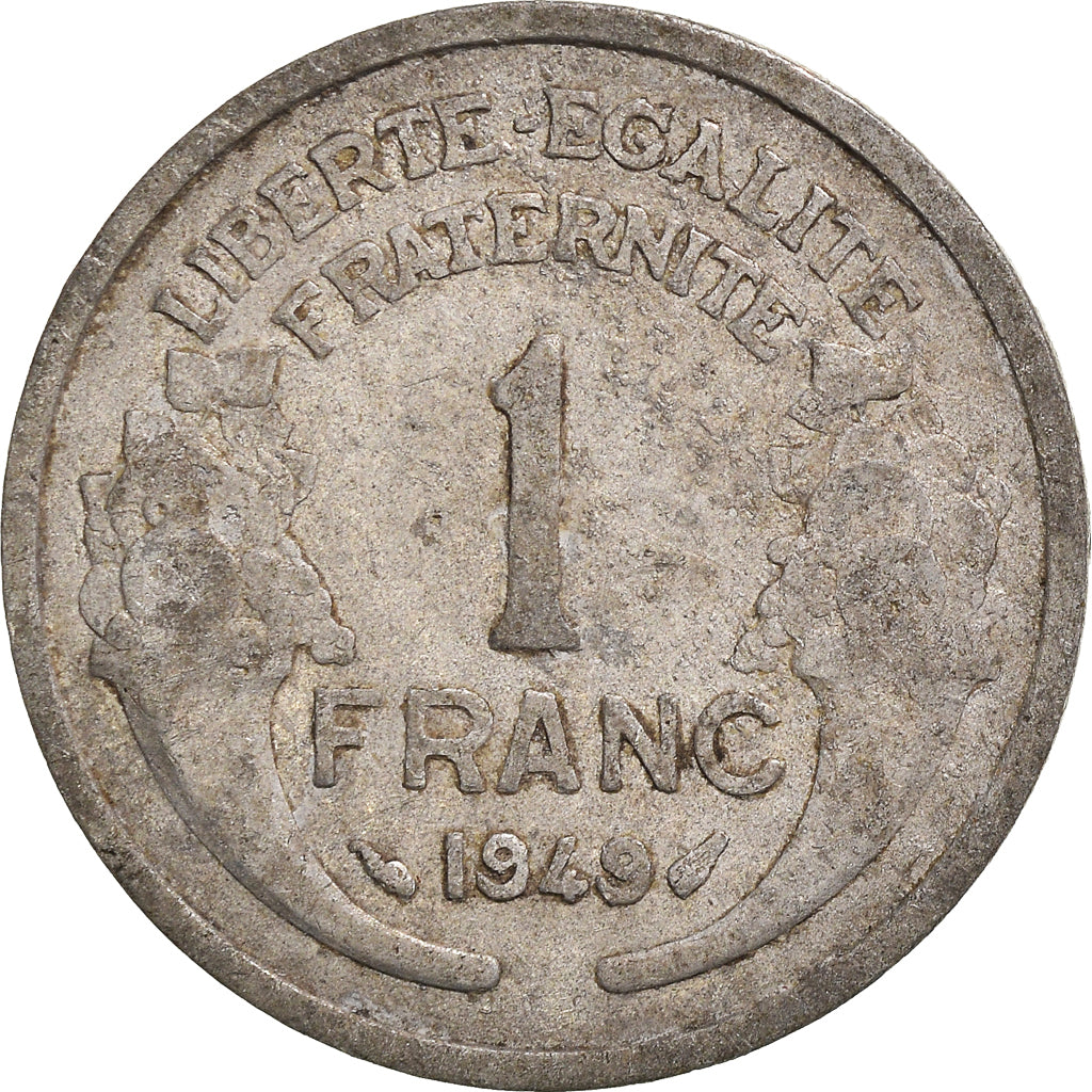Moneta, Francja, Franc, 1949