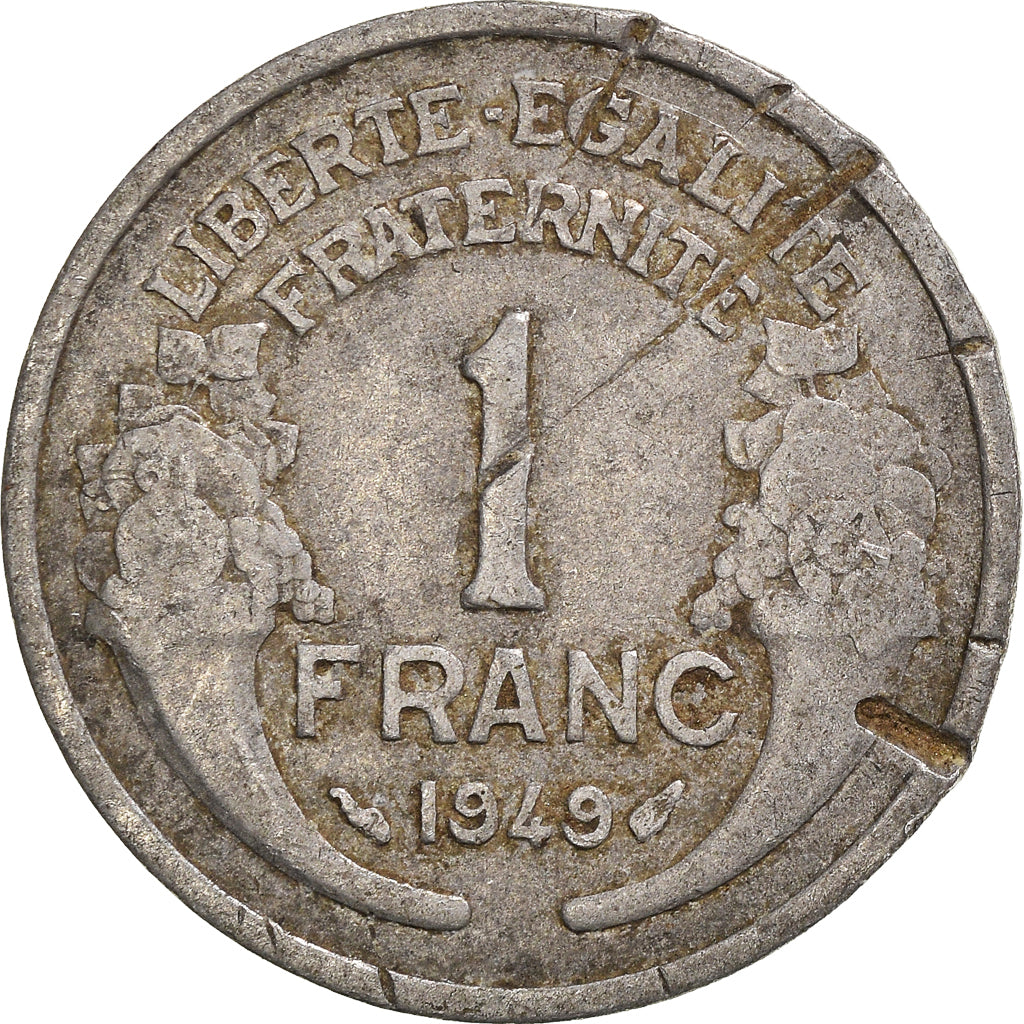 Moneta, Francja, Franc, 1949