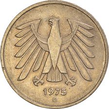 Münze, Bundesrepublik Deutschland, 5 Mark, 1975