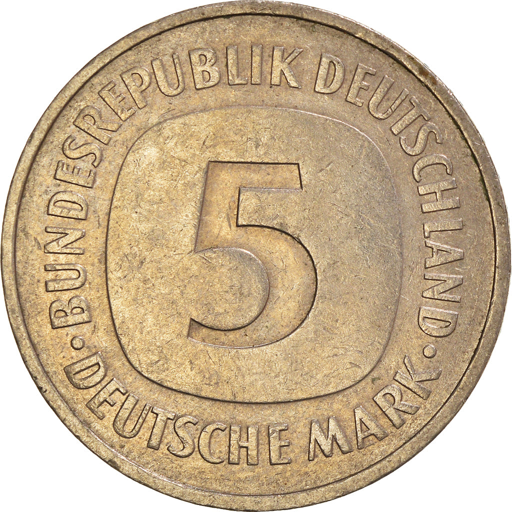 Münze, Bundesrepublik Deutschland, 5 Mark, 1975