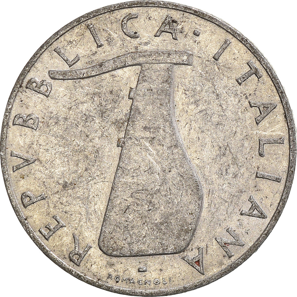 Moeda, Itália, 5 Lire, 1954