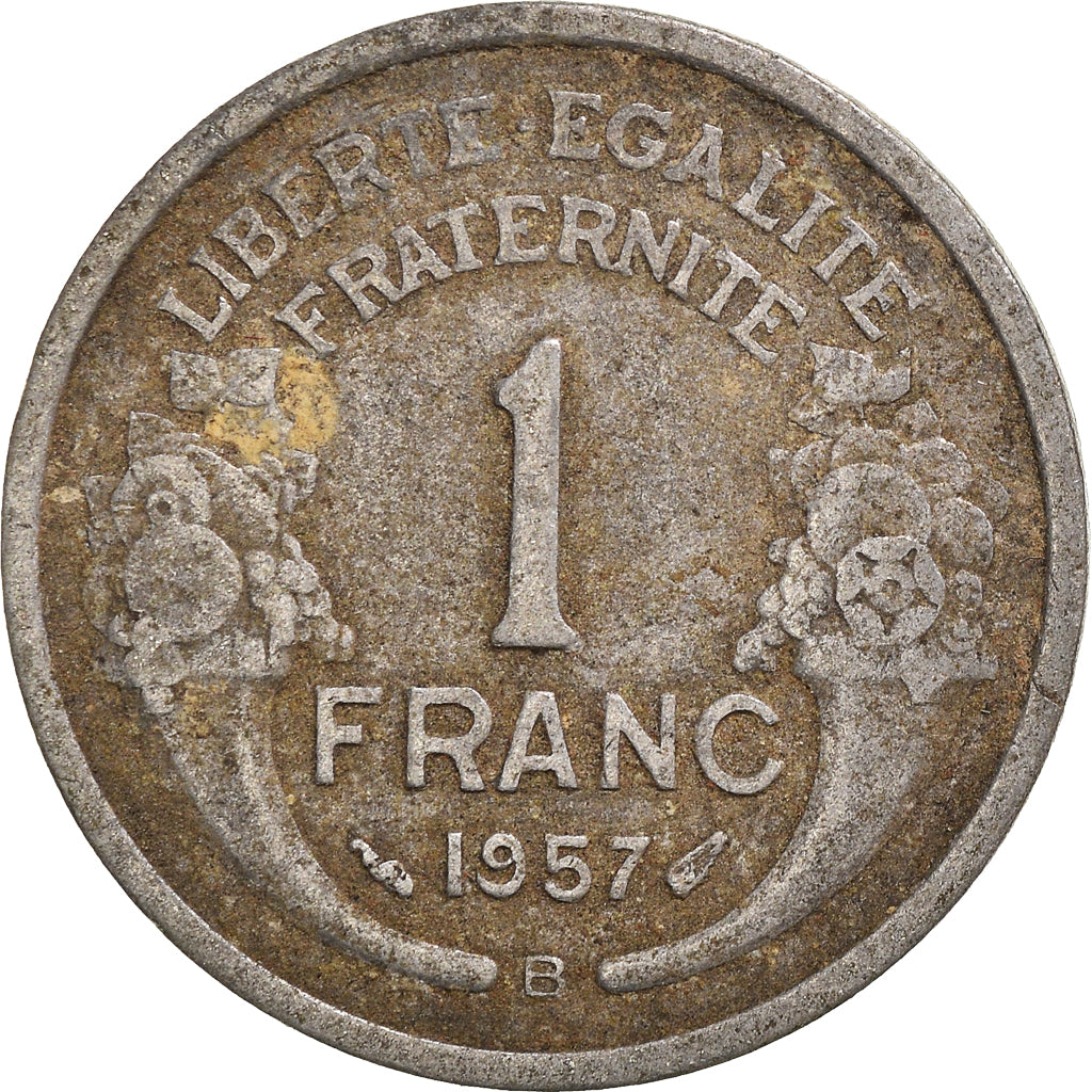 Moneda, Francia, Franc, 1957