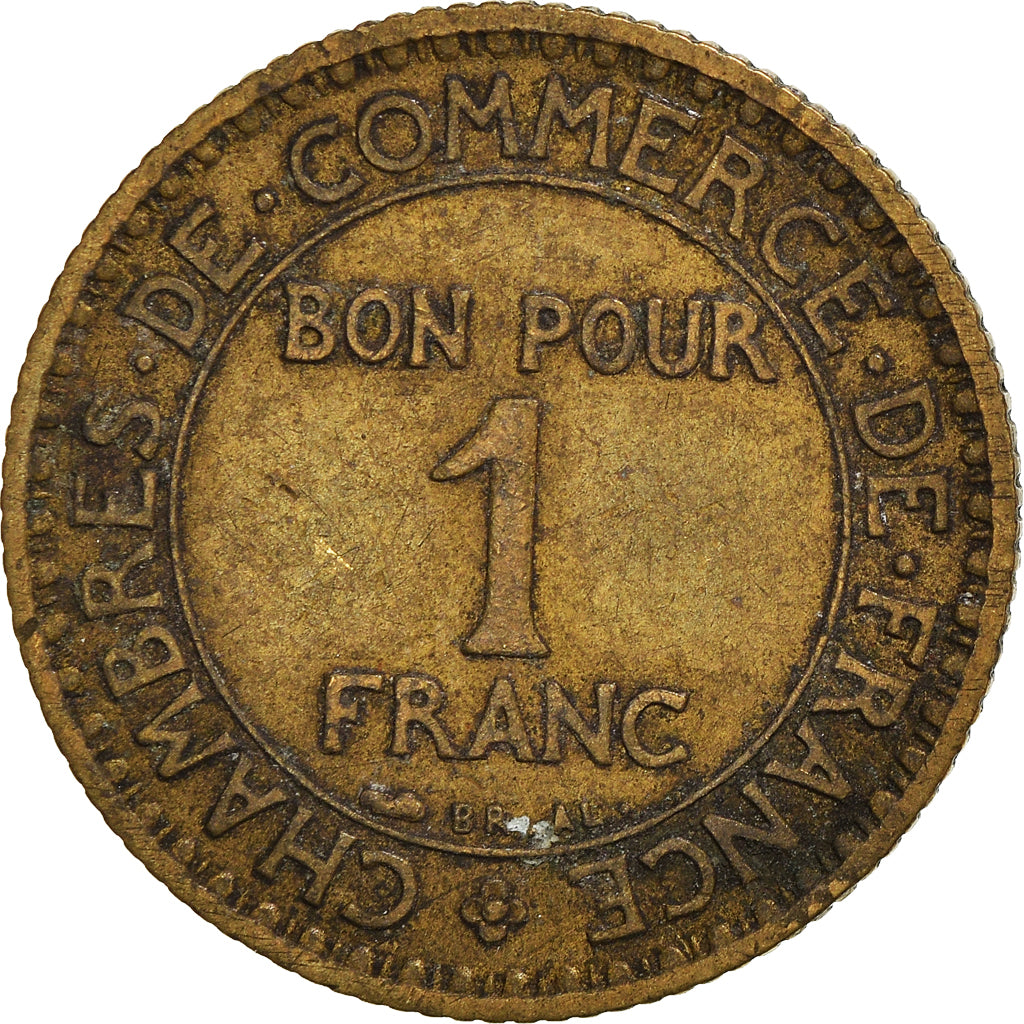 Moneta, Francja, Franc, 1921