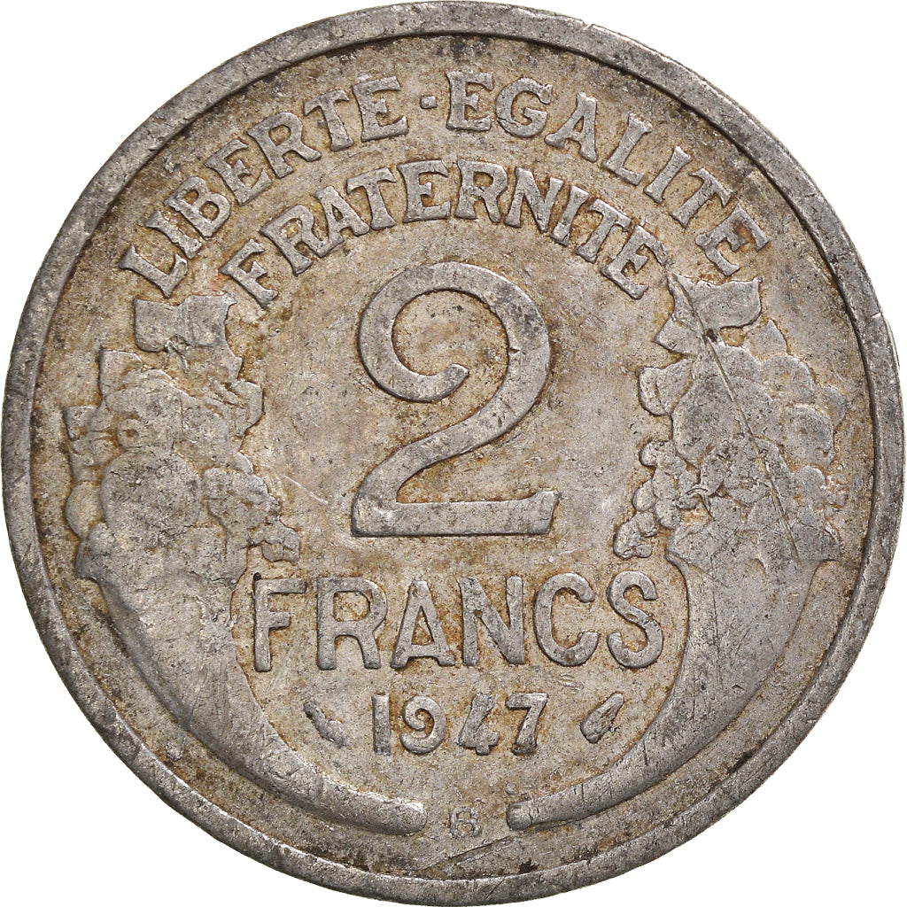 Coin, France, 2 Francs, 1947