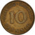 Moeda, ALEMANHA - REPÚBLICA FEDERAL, 10 Pfennig, 1950