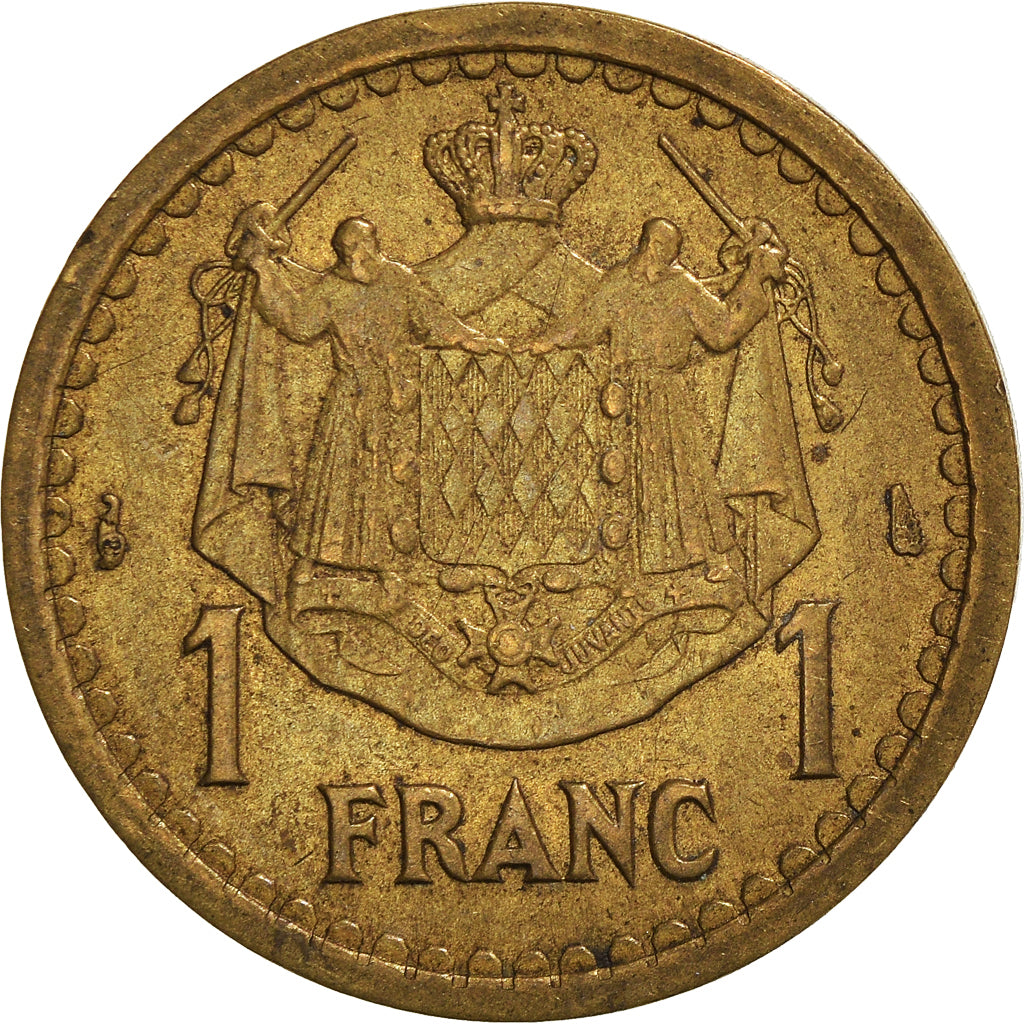 Coin, Monaco, Franc, Undated (1943)