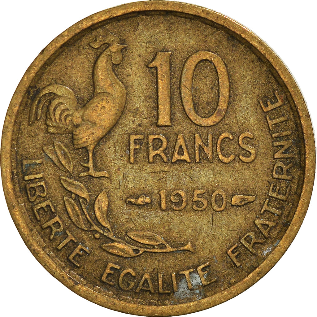 Münze, Frankreich, 10 Francs, 1950
