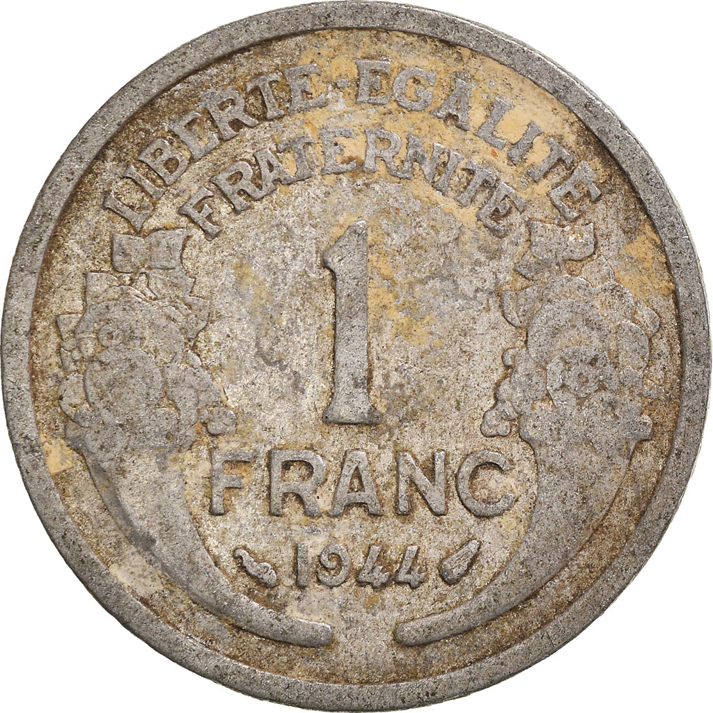 Moneta, Francja, Franc, 1944