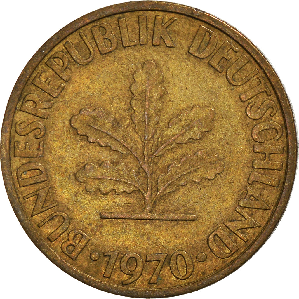 Coin, GERMANY - FEDERAL REPUBLIC, 10 Pfennig, 1970