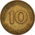 Moeda, ALEMANHA - REPÚBLICA FEDERAL, 10 Pfennig, 1950