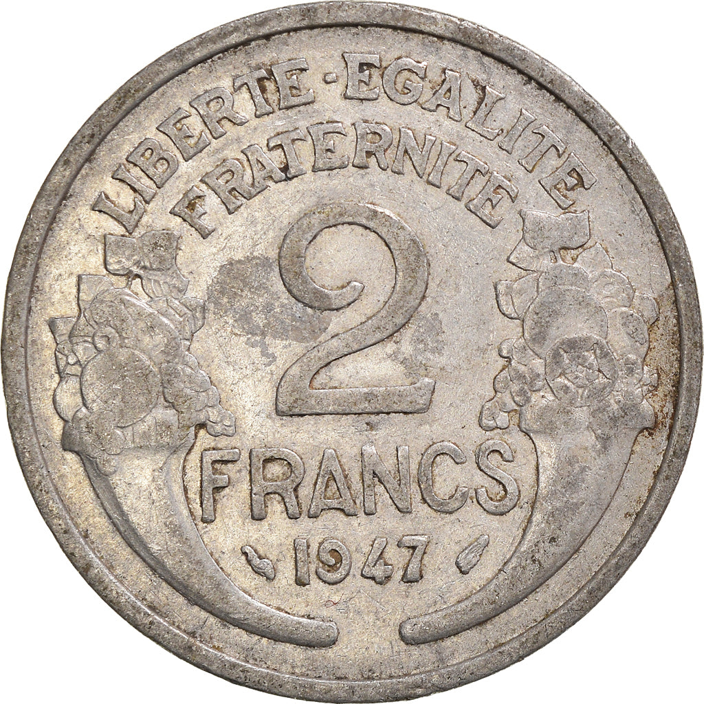 Coin, France, 2 Francs, 1947