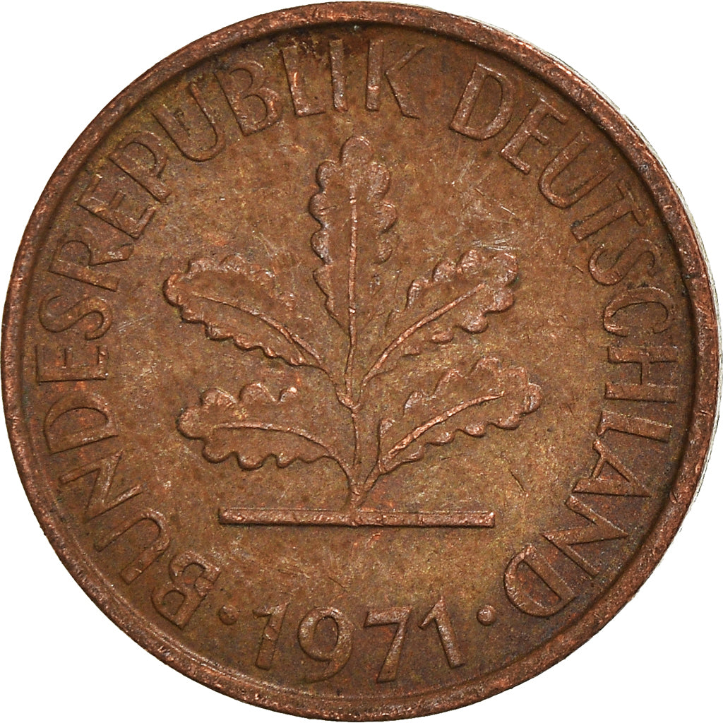 Coin, GERMANY - FEDERAL REPUBLIC, Pfennig, 1971