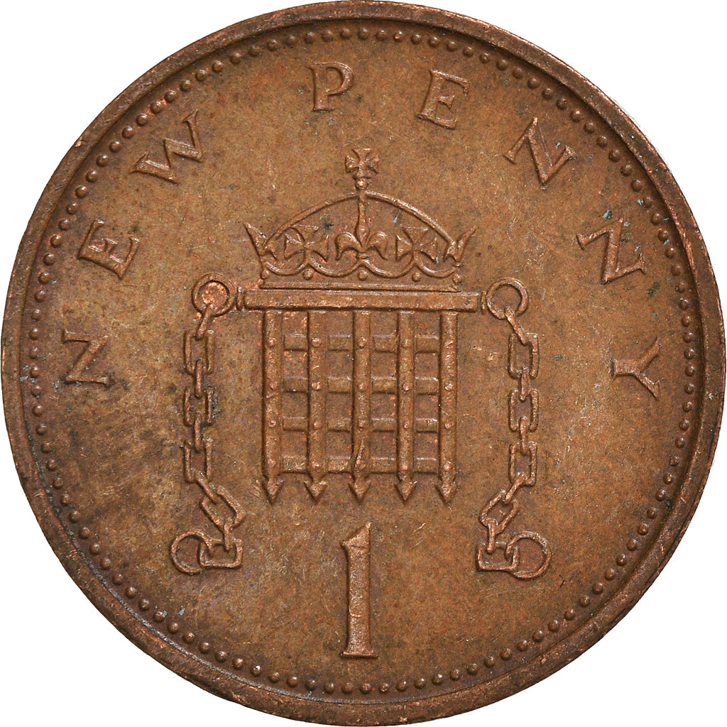 Moeda, Grã-Bretanha, New Penny, 1974