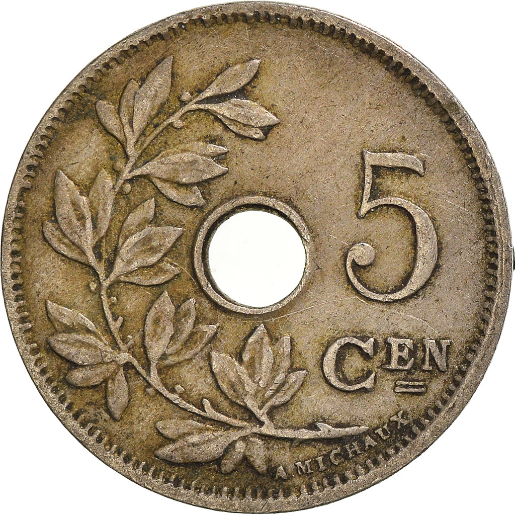 Coin, Belgium, 5 Centimes, 1928