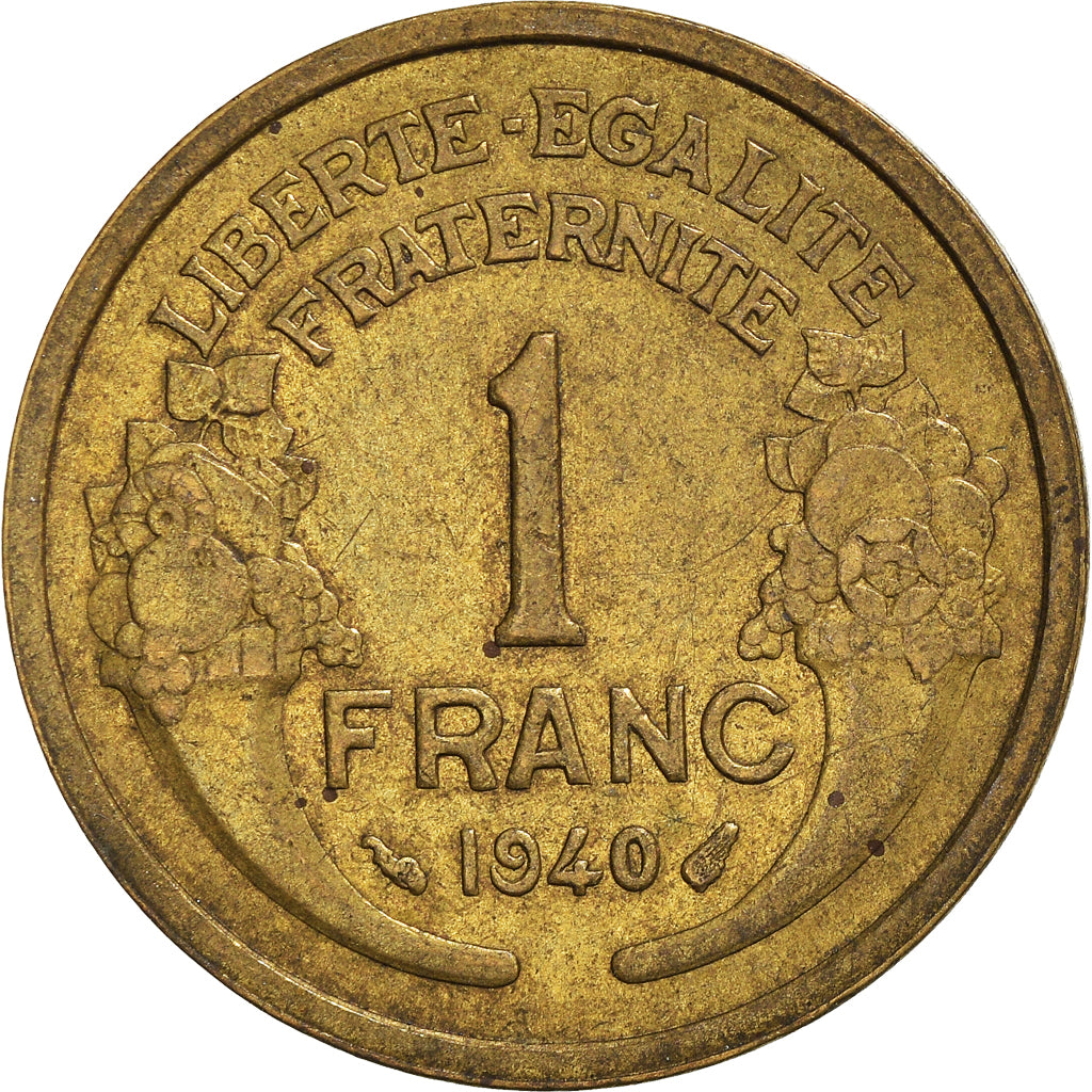 Moneta, Francja, Franc, 1940